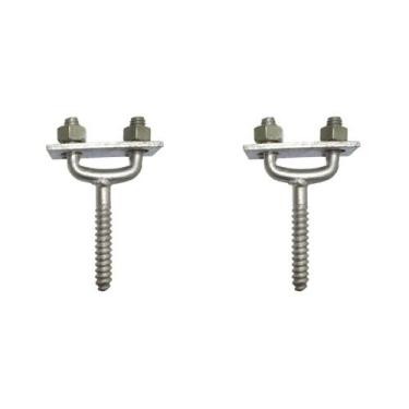 Imagem de Kit C/2 - Para-Raio Suporte Para Fita Aluminio Horizontal... - RAYCON