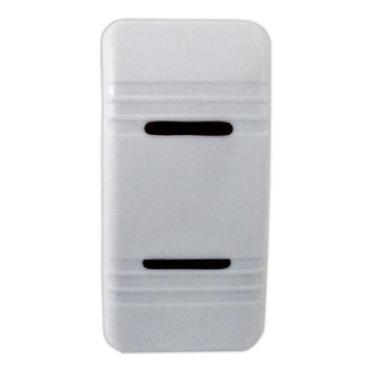 Imagem de Botão Náutico On Off On Marinizado Branco LED Vermelho 12V/24V 4 Pinos