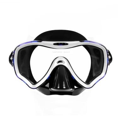 Imagem de Máscara De Mergulho Cetus New Parma Pro - Azul (Preto-Azul)