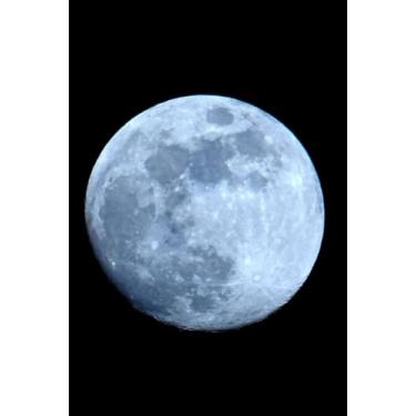 Imagem de INTERNET ADDRESS AND PASSWORD LOGBOOK WITH TABS: Blue Moon Online Password Organizer. Small Pocket Size. Disguised & Alphabetical. Great Gift For Men & Astronomy Lovers.