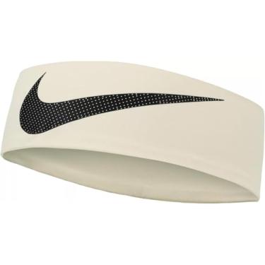 Imagem de Nike Faixa de cabeça Dri-Fit Fury - Unissex (Futura White) - OSFM