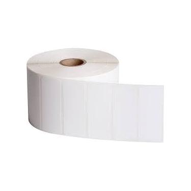 Imagem de JESSI CRAFTER Etiquetas coloridas de 5 x 2,5 cm, 1000 etiquetas por rolo, impressora térmica, gravável, 7 lindas cores, codificação, organização, artesanato (pacote com 1) (branco)