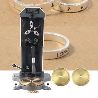 Imagem de Gravador De Anel Interno, MáQuina De GravaçãO De Anel De Mostrador Duplo - Caractere De 1,5mm E 2,0mm, NúMeros E Letras InglêS, Ferramenta De GravaçãO De Joias Diy Para AnéIs GravaçãO Interna Interna