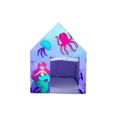 Imagem de Casinha Barraca Menina Fundo do Mar Sereia Cabana Infantil - Outfiter 