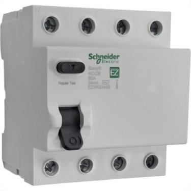 Imagem de Dispositivo Dr ''Fuga'' Schneider Easy9 4 Polos 80A. - Ez9R33480