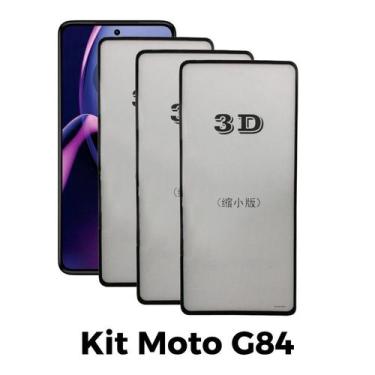 Imagem de Kit 3UN Película 3D de Vidro para Motorola Moto G84 - LXL