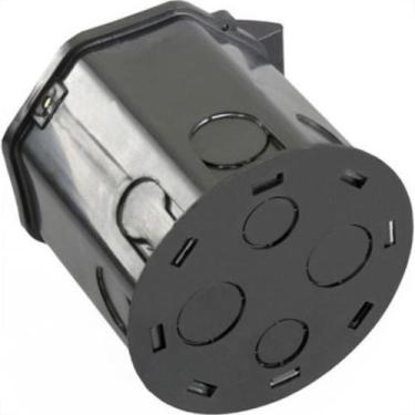 Imagem de Caixinha Luz Plastica Fmd Mondiale Preta 3109 - Kit C/15