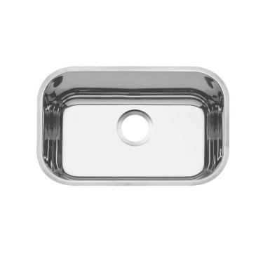Imagem de Cuba De Embutir Tramontina Lavínia 47 Bl Em Aço Inox Alto Brilho 47x30 Cm Com Válvula