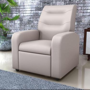 Imagem de Poltrona Reclinável Decorativa Sophia Corino Bege