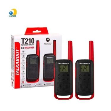 Imagem de Rádio Comunicador Walkie-Talk Talkabout T210BR Bivolt Original com Ana