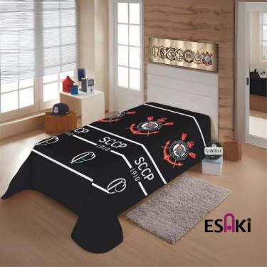 Imagem de Manta Fun C/Cinta Vai Corinthians 1910 1,50m x 2,00m Jolitex