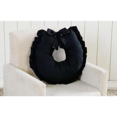 Imagem de Almofada de Amamentação para Amamentar com Babado para Menina e Menino