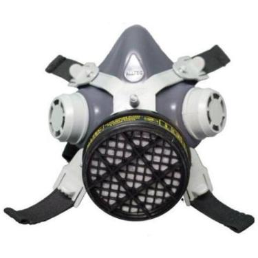 Imagem de Máscara Respirador Facial Alltec Com Filtro Profissional