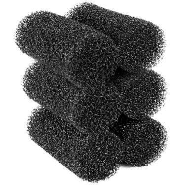Imagem de Yaubay 6 peças de espuma de esponja de filtro interno, rolos de esponja bio de aquário acessórios de filtro de tanque de peixes 11,4 cm x 5 cm