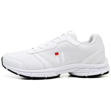 Imagem de Tênis Masculino Caminhada Academia Fitness Treino Musculação Confortável (Branco, BR, Adulto, Numérico, 43)