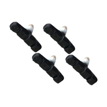 Imagem de oshhni 4 PERDADOS PAT CLAGEM ACESSORES de CICLAMENTO de CICLAMENTO ALTER APENAS APENAS O SUPFERIÇÃO SEGURA SUPERDADE BICYCLE BICYCLE FREIO PECES de ALUMA de, V Type Black