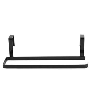 Imagem de Distribuidor de Suporte de Toalheiro Sob o Suporte do Rolo de do Armário, Rack de Toalha de de Ferro para o Suporte de Filme da Cozinha, Instalação Fácil Sem