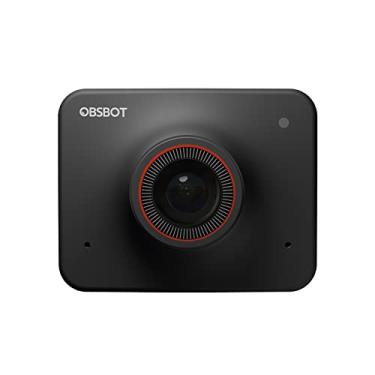 Imagem de OBSBOT Conheça a webcam 4K alimentada por IA com sensor de ½,8 polegadas até vídeo 4K 30fps, enquadramento automático AI, foco automático de zoom digital 4X HDR, ensino de reunião de vídeo ao vivo