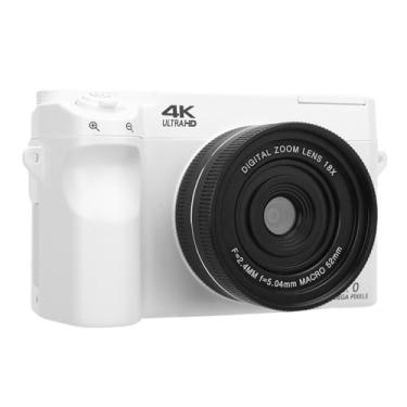Imagem de Câmera Digital 4K para Fotografia, Câmera de Disparo de Ponto de 75mp de Foco Automático Com Tela LCD de 3 Polegadas, Câm de Vídeo Digital Wi -Fi de 18x Com Flash para