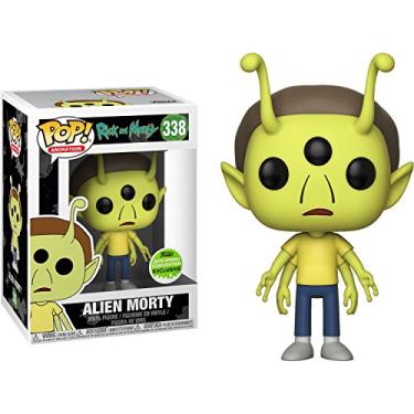 Imagem de Funko Alien Morty (2018 Spring Con Exclusive): Rick & Morty x POP! Animation Vinyl Figure & 1 PET Plastic Graphical Protector Bundle [#338 / 28448 - B]