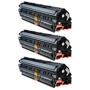 Imagem de 3 Toner CF283A CF283 283A 283 - M127FN M125 M225 M226