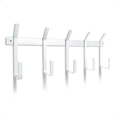 Imagem de Cabideiro Parede Porta Suporte Moderno Bars 5 Ganchos Aço Industrial P