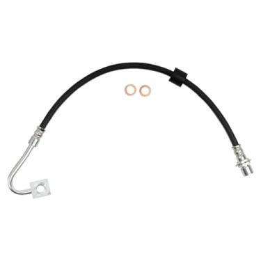 Imagem de TRQ Mangueira de freio dianteiro esquerdo do lado do motorista compatível com Dodge Charger 2014-2021