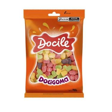 Imagem de Bala Docigoma Sino Sortidos Pacote de 700gr Docile