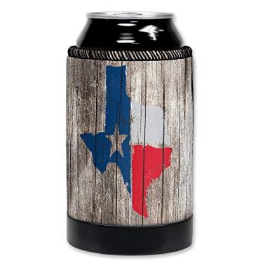 Imagem de Mugzie Deluxe Can Cooler () - Material De Neoprene Premium Para Roupa Mergulho, Isolador Bebidas Ou Garrafas Latas Refrigerante 12 Oz, Cerveja, Mapa Do Texas