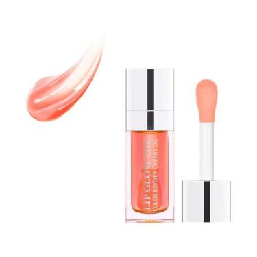 Imagem de Hidratante Colorido Lábio Plumper Cristal Geléia Lábio Óleo Brilho Plu