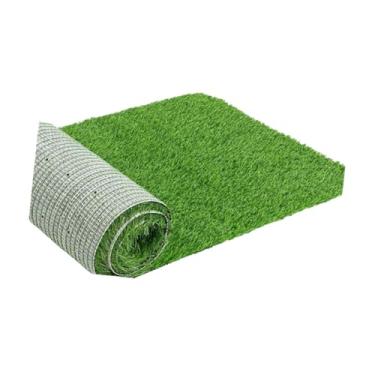 Imagem de Baoblaze Tapete de grama artificial para cachorro, bandeja para xixi de cachorro, reutilizável, grande, para banheiro de filhotes, tapete de grama artificial, 70cmx90cm