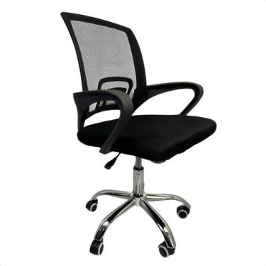 Imagem de Cadeira Escritório Secretária Giratória Ergonômica Modelo Ascend Base 