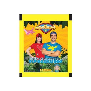 Imagem de 100 Figurinhas Lucas Neto E Gi No Mundo Dos Dinossauros, Panini = 20 E