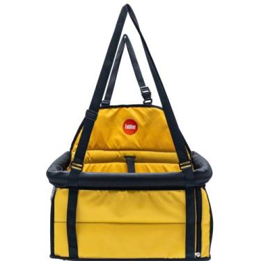 Imagem de Cadeira Transporte Pet Carro (Cães/Gato) Cadeirinha Móvel Passeio Viag