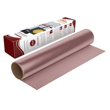 Imagem de Firefly Craft Lençol de vinil de transferência de calor regular | Vinil HTV | Vinil de ferro para Cricut e silhueta | Vinil de prensa térmica para camisetas – 30,48 cm x 50,80 cm, Rose Gold, 1 sheet, 1