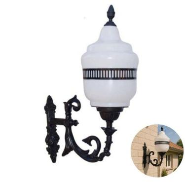 Imagem de Luminária Externa Arandela Alumínio com Braço Versailes - Luminárias C