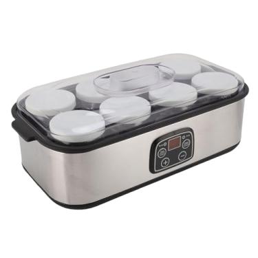 Imagem de Zerodis Fabricante de Iogurte Máquina de Fabricantes Automáticos de Iogurte Com Controle de Tempo de Temperatura Ajustável Display LCD para Pombo de Sorvete de Milkshake, de de Grande Capacidade