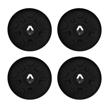 Imagem de Jogo de Calota Central Roda Preta Renault Master 2012/.. - BREEZE