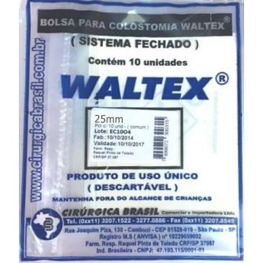 Imagem de Bolsa de Colostomia Waltex - 25 mm - Com 10 unidades - Cirurgica Brasi