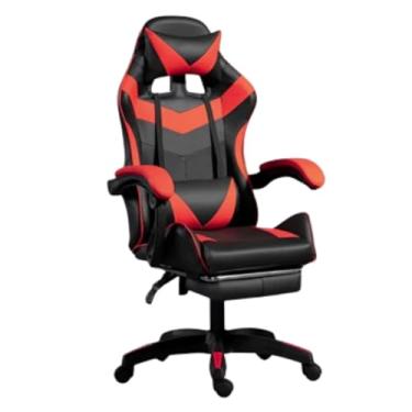 Imagem de Cadeira Gamer Ergonômica Reclinável Com Apoio De Pés Premium