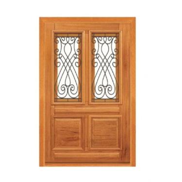 Imagem de Porta Pivotante Itabira - Madeira Maciça - Angelim