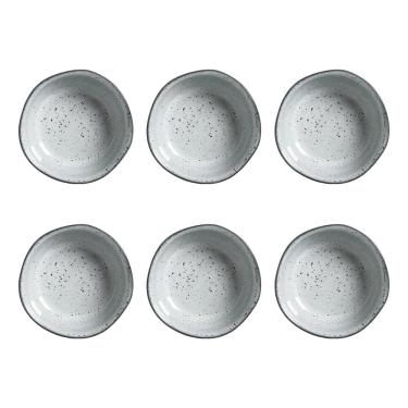 Imagem de Conjunto de Ramequim Porto Brasil Orgânico Echo com 6 Peças 70 ml - Branco