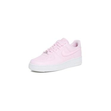 Imagem de Nike Tênis feminino Air Force 1, Espuma rosa/branco/lava quente, 36 BR