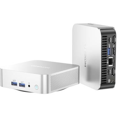 Imagem de GEEKOM Mini Pc A6, Amd Ryzen 7 6800H (8C/16T, Até 4,7 Ghz), 32 Gb De Ram Ddr5, Ssd Pcie 4.0 Nvme De 1 Tb, Radeon 680M, Design Compacto De Alumínio, Computador De Mesa Windows 11 Pro Com Usb4/8K Uhd