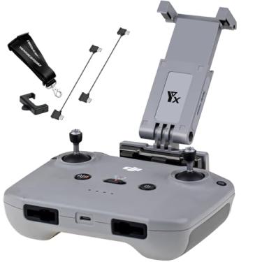 Imagem de LYONGTECH Suporte para tablet RC-N3, N2, N1, N1C de 7,9 a 11 polegadas com cabo RC, cordão para DJI Air 3S/3/2S/2, Mini 4K/2 SE/5/4 Pro/3, Neo, Flip, Mavic 3 Controle Remoto, Acessórios de Controle da
