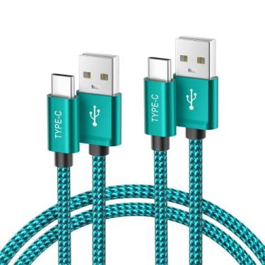 Imagem de Cabo de carregador USB tipo C Basesailor, pacote com 2 m para Samsung