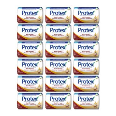 Imagem de Kit 18 Sabonetes Protex Nutri Protect Glicerina Macadâmia 85g