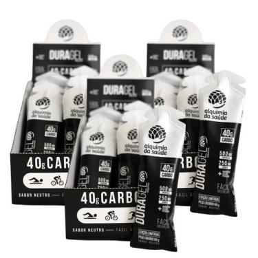 Imagem de 3x Duragel Box 40g Carbo Alquimia da Saúde Neutro 15 Unidades 60g, Neu