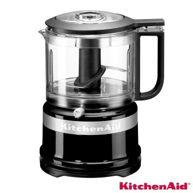 Imagem de Mini Processador de Alimentos KitchenAid Onix Black com 02 Velocidades, Capacidade de 0,8 Litros - KJA03BEANA