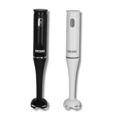 Imagem de Mixer Elétrico 200W com Copo 700ml, 35cm, Preto e Branco, 127V/220V (127V)
